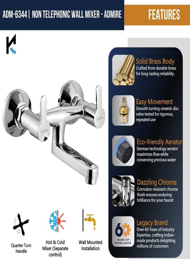 Kamal Non Telephonic Wall Mixer Admire - Image 3